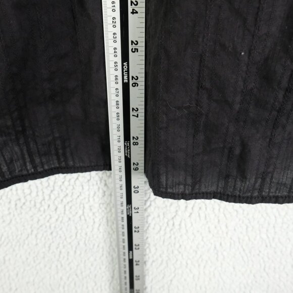 Affliction Shirt Mens Medium Black Button Up Gothic Embroidered Premium Retro - Picture 6 of 10